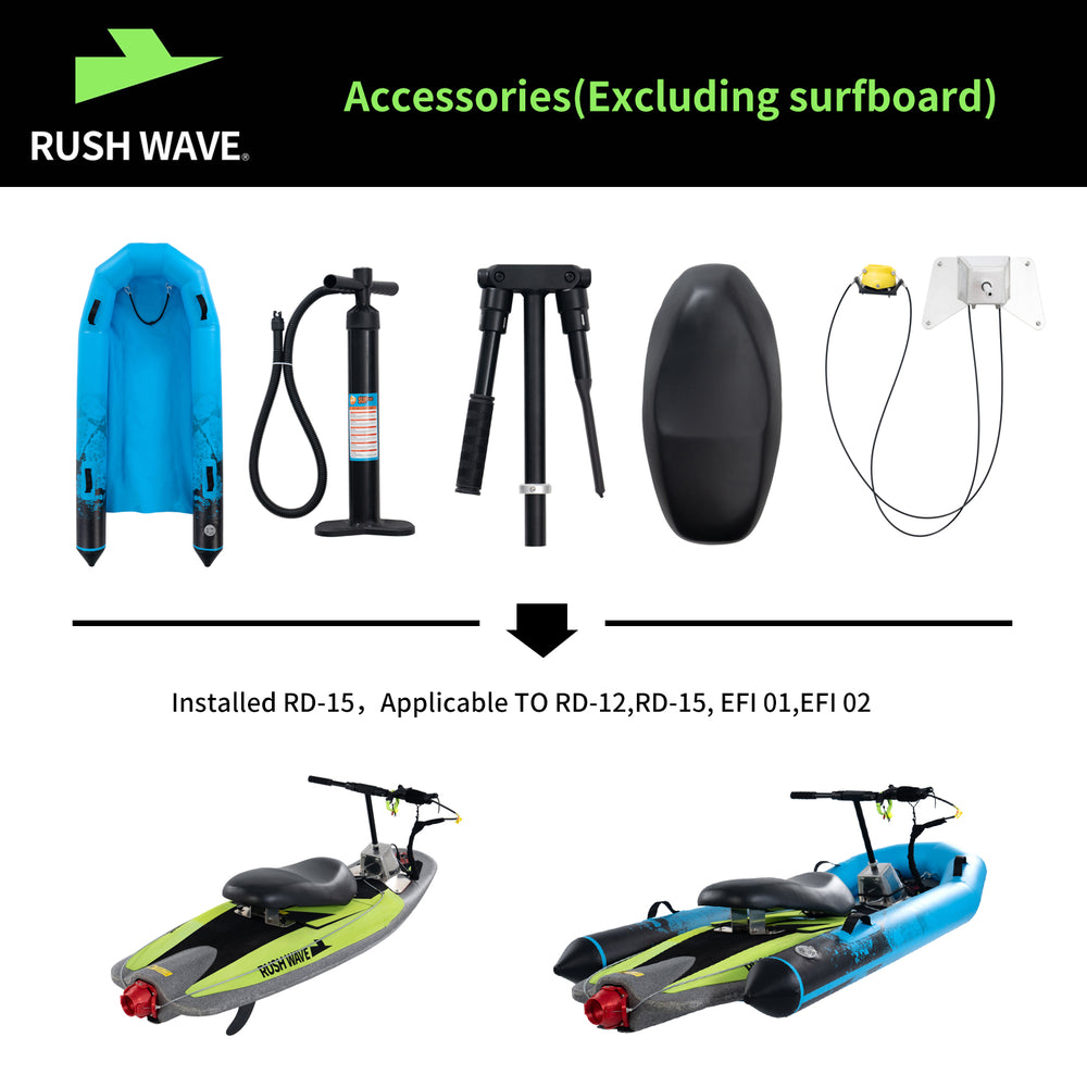 RUSH WAVE | Electric Surfboard & Boat | 2025 NEW
